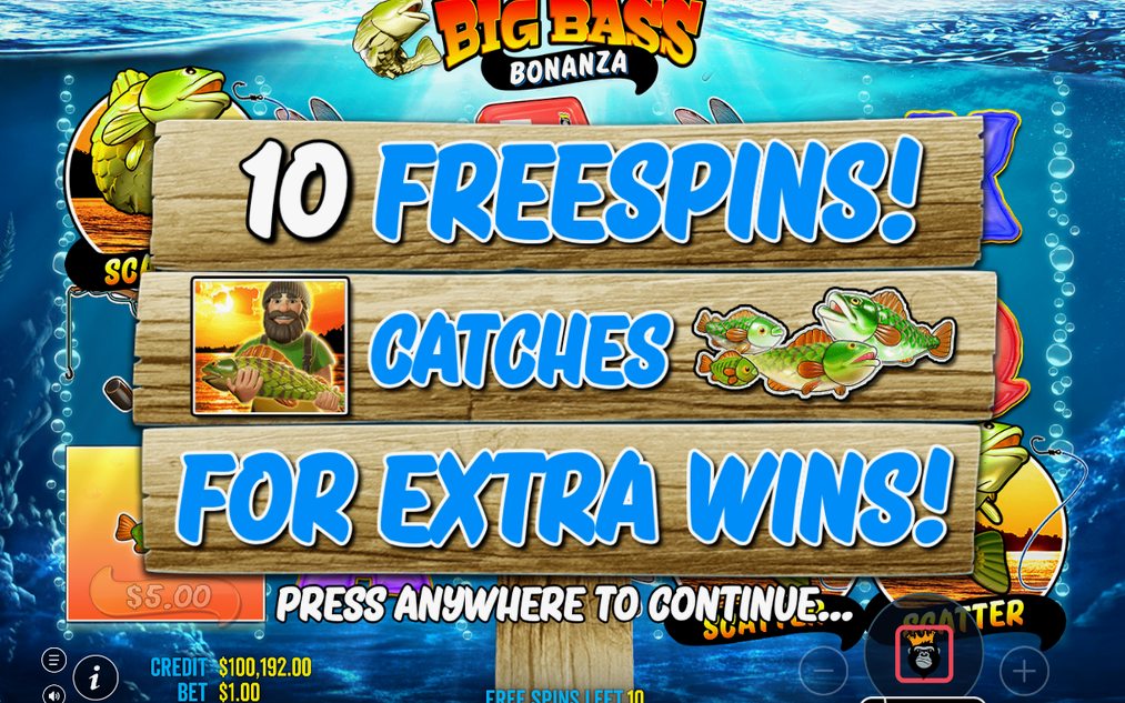 Freispiele mit Fisherman Wild auf allen Walzen